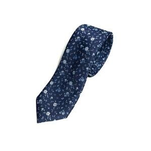 Goodfellow & Co Blue and White Slim Floral Neck Tie